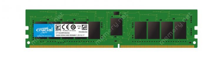RAM Destop Crucial ECC/REG 1x8GB DDR4 2400MHz – CT16G4RFD824A - Song Phương