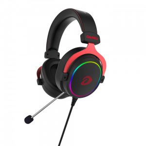 Tai nghe DareU EH925 RGB (Black Red, Mic liền)