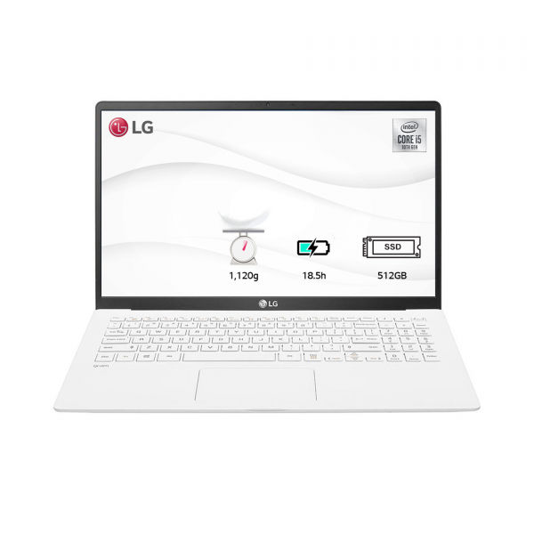 Laptop LG Gram 15ZD90N-V.AX56A5 (i5-1035G7, 8GB, 512GB, 15.6 inch, LED-KB, White, None OS)