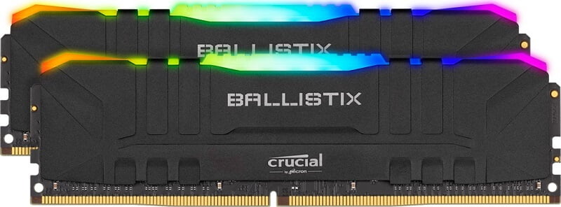 Ram Crucial Ballistix RGB 16GKIT(2 x 8GB) Bus 3200 ĐEN - BL2K8G32C16U4BL _songphuong.vn