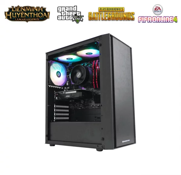 SP-Talent 102 (i3-9100F/ H310M/ Ram 8GB/ RX 550 4GB/ SSD 120GB/ 550W/ DOS)