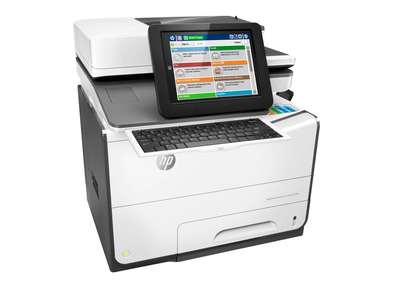 Máy in HP Color PageWide Enterprise Flow MFP 586z (G1W41A) - songphuong.vn