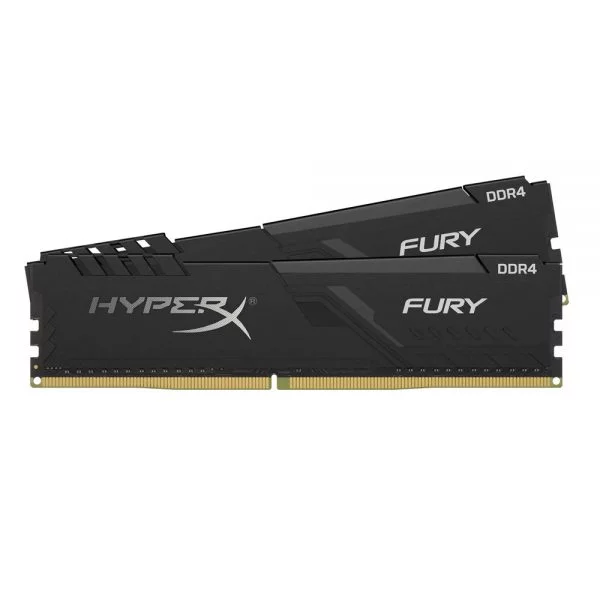 Ram Kingston HyperX Fury Black 16GB (2 x 8GB) DDR4 2666MHz CL15 DIMM - HX426C16FB3K2/16