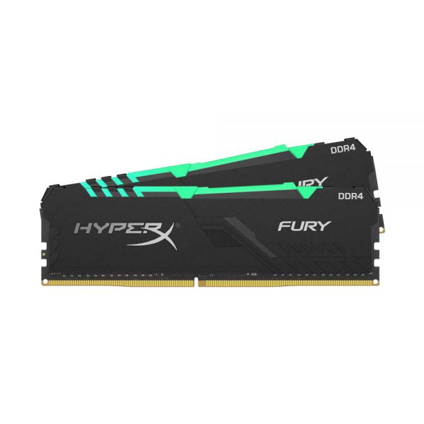 Ram Kingston HyperX Fury RGB 16GB (2 x 8GB) DDR4 3200MHz CL16 DIMM 1Rx8 - HX432C16FB3AK2/16