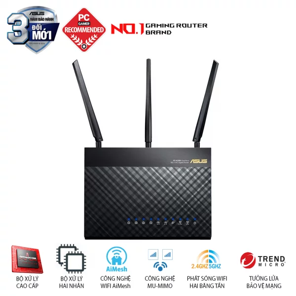 Router Wifi ASUS RT-AC68U