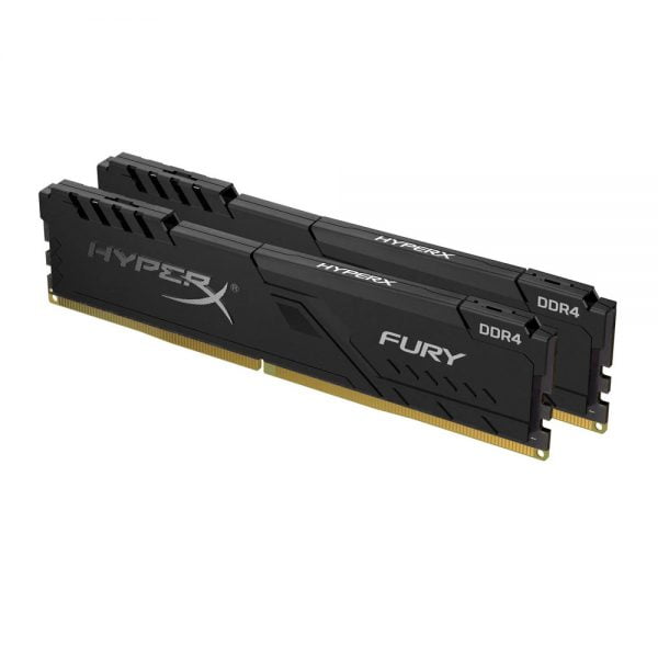 Ram Kingston HyperX Fury Black 16GB (2 x 8GB) DDR4 2666MHz CL15 DIMM - HX426C16FB3K2/16