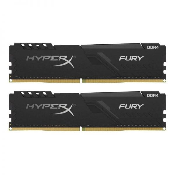 Ram Kingston HyperX Fury Black 16GB Kit (2x8GB) DDR4 3600MHz - HX436C17FB3K2/16