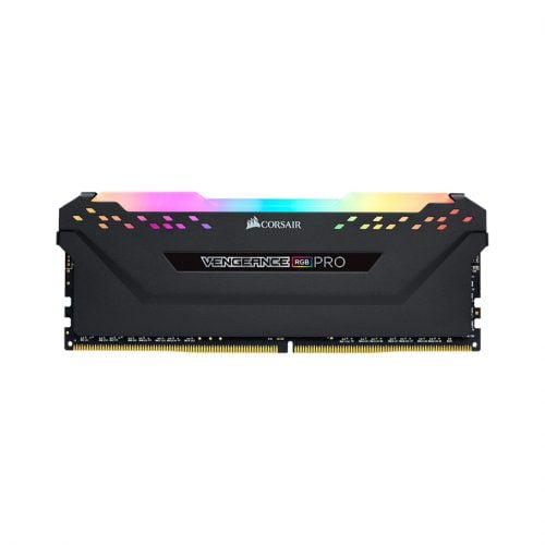 RAM CORSAIR VENGEANCE PRO RGB BLACK 8GB DDR4 3000MHz - CMW8GX4M1D3000C16