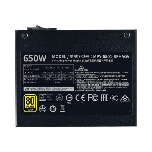 Nguồn Cooler Master V650 SFX Gold 650W - MPY-6501-SFHAGV