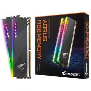 RAM GIGABYTE AORUS RGB DDR4 16GB (2x8GB) 3600MHz (With Demo Kit) – GP-AR36C18S8K2HU416RD