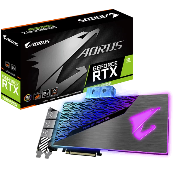 VGA GIGABYTE AORUS RTX 2080 SUPER WATERFORCE WB 8G (N208S AORUS WB - 8GC)