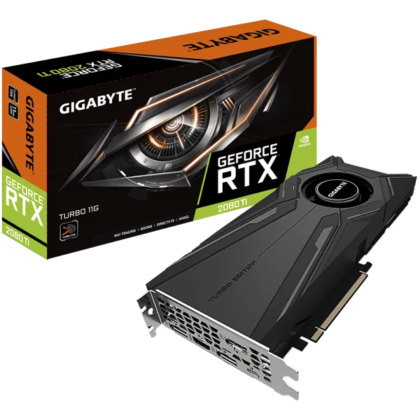 VGA GIGABYTE RTX 2080 Ti TURBO 11G (N208TTURBO-11GC)