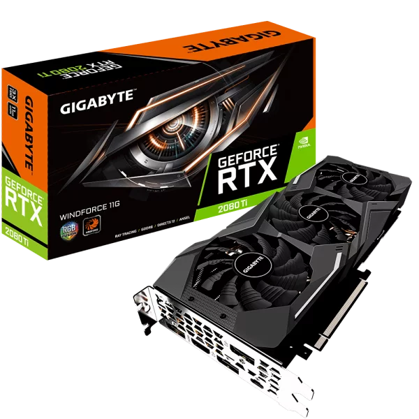 VGA GIGABYTE RTX 2080 Ti WINDFORCE 11G (N208TWF3-11GC)