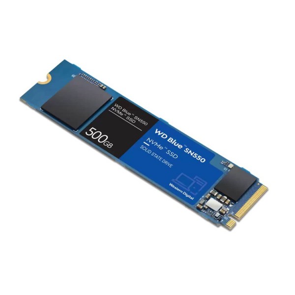 SSD WD Blue SN550 500GB M2 2280 NVMe Gen3x4 - WDS500G2B0C (Read/Write: 2400/1750 MB/s)