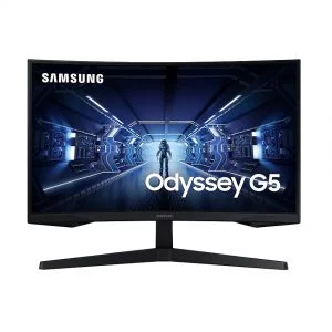 Màn Hình Cong Samsung Odyssey G5 LC27G55TQWEXXV 2K-144Hz (27 inch, 2560 x 1440, 144Hz, VA, Cong 1000R, 1ms)