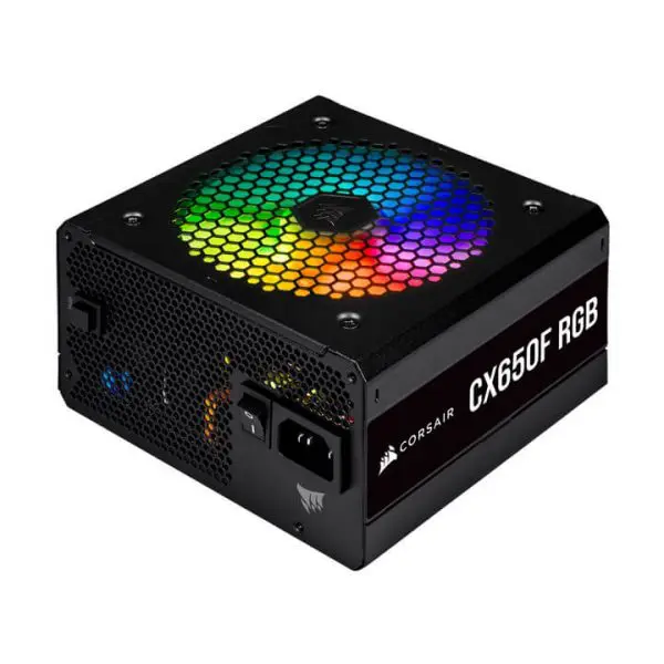 Nguồn Corsair CX650F RGB Black Full Modul - 80 Plus Bronze (CP-9020217-NA)