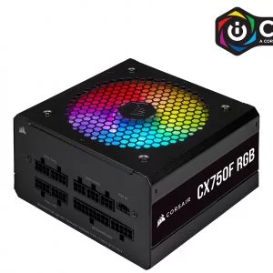 Nguồn Corsair CX750F RGB Black Full Modul – 80 Plus Bronze (CP-9020218-NA)