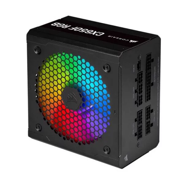 Nguồn Corsair CX650F RGB Black Full Modul - 80 Plus Bronze (CP-9020217-NA)