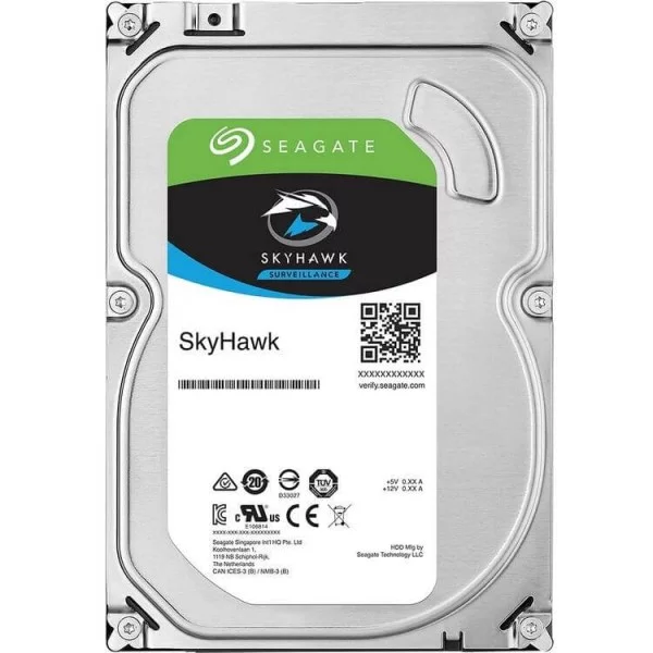 HDD Seagate SkyHawk 8TB SATA 3 – ST8000VX004 (3.5inch, 7200RPM, 256MB Cache, SURVEILANCE CAMERA)