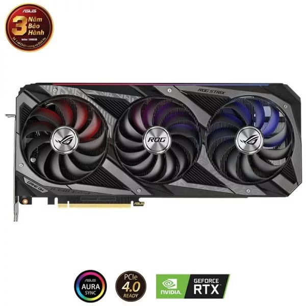 VGA ASUS ROG STRIX GEFORCE RTX 3080 OC 10G GAMING (ROG-STRIX-RTX3080-O10G-GAMING)