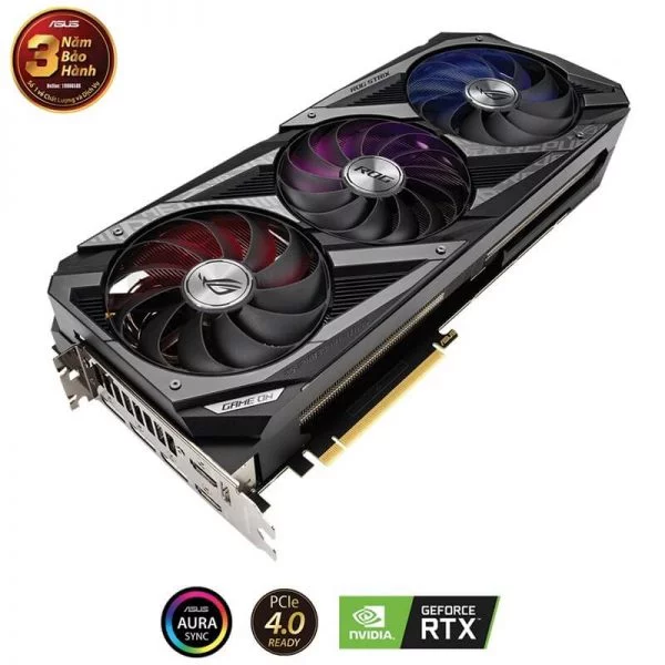 VGA ASUS ROG STRIX GEFORCE RTX 3080 OC 10G GAMING (ROG-STRIX-RTX3080-O10G-GAMING)