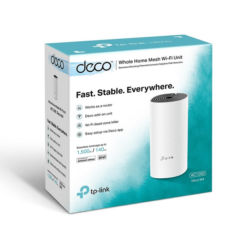 Wi-Fi Tp-Link Deco M4 1-Pack - AC1200 Whole-Home Mesh Wi-Fi Unit - songphuong.vn