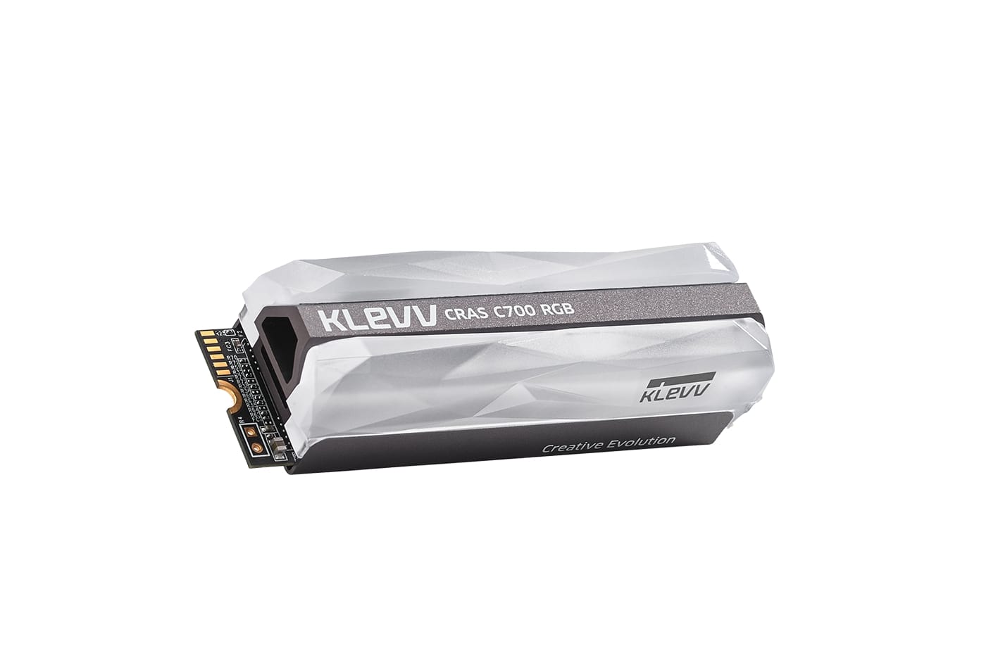 SSD Klevv CRAS C700 RGB 240GB M2 NVME Gen3x4 - K240GM2SP0-C7R (Read/Write: 1,500/1,000 MB/s, 3D 72-Layer NAND)