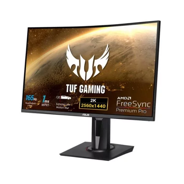 Màn Hình Cong ASUS TUF GAMING VG27WQ 165Hz (27 inch, 2560 x 1440, VA, 1ms)