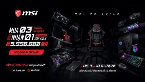 CHƯƠNG TRÌNH KHUYẾN MÃI MSI PC BUILD