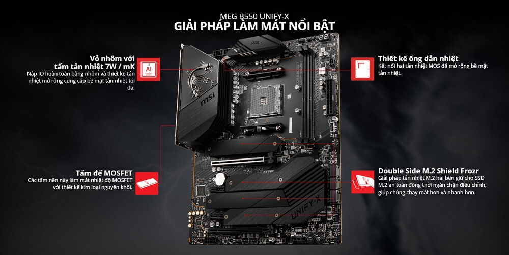 Mainboard MSI MEG B550 UNIFY - songphuong.vn