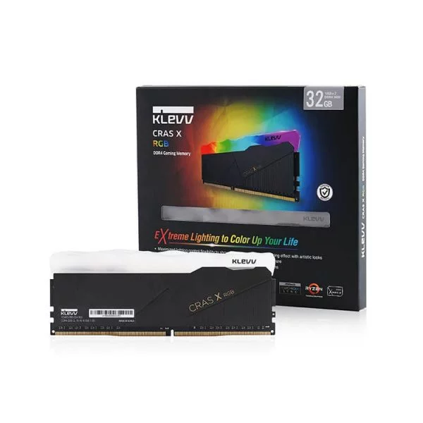 Ram Klevv CRAS X RGB 32GB (2x16GB) DDR4 Bus 3200 C16 - KD4AGU880-32A160X