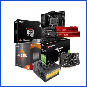 SP-GAME 022 (R5 5600X/B550/Ram 16GB/GTX 1660Ti 6G/650W/DOS)