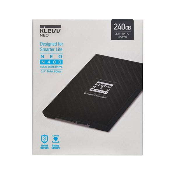SSD Klevv Neo N400 240GB Sata 3 - K240GSSDS3-N40 (Read/Write: 500MB/s, TLC Nand)