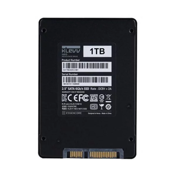 SSD Klevv Neo N610 1TB Sata 3 - K01TBSSDS3-N61 (Read/Write: 560/520 MB/s, TLC Nand)