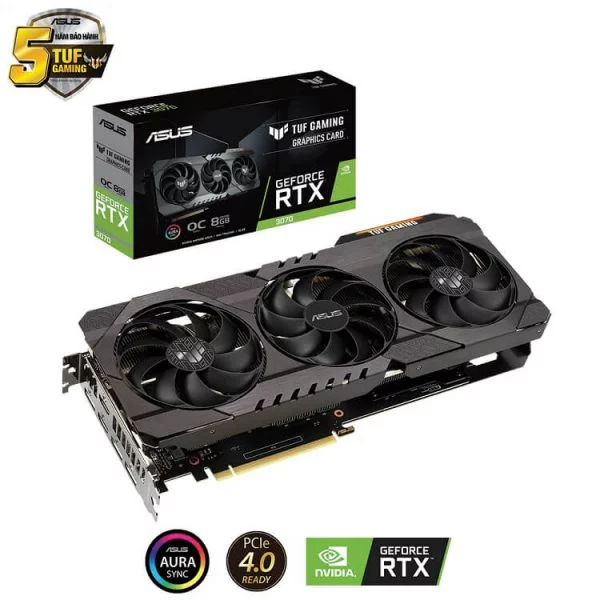 VGA ASUS TUF GAMING GEFORCE RTX 3070 8G (TUF-RTX3070-8G-GAMING)