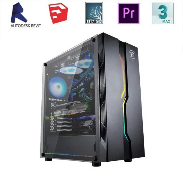 SP-Designer 102 (i5 10400F/B460/Ram 16GB/GTX 1650 4GB/SSD 120GB/500W/DOS)