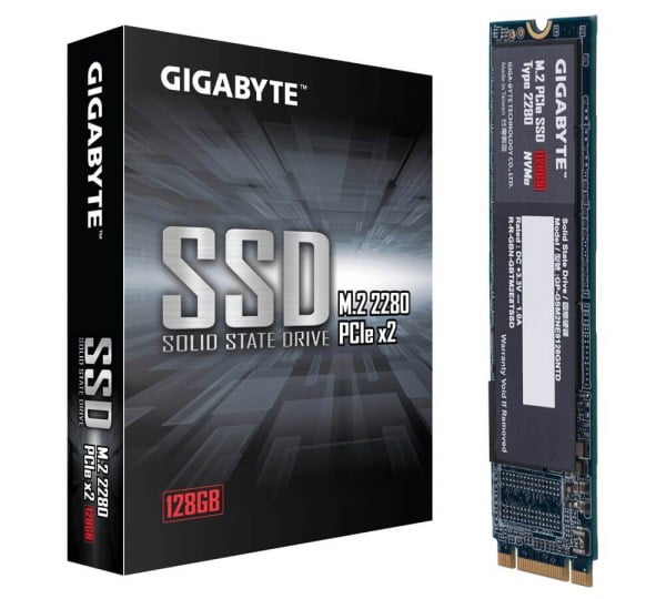 SSD Gigabyte 128GB M2 PCIe NVMe - GP-GSM2NE8128GNTD