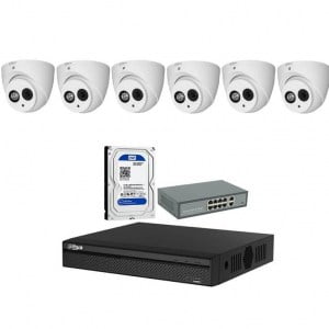 Trọn bộ 6 Camera IP 2MP