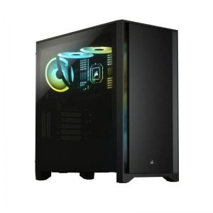 Case Corsair 4000D TG Black Mid-Tower (CC-9011198-WW)