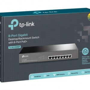 Switch POE Tp-Link TL-SG1008MP – 8-Port Gigabit PoE+