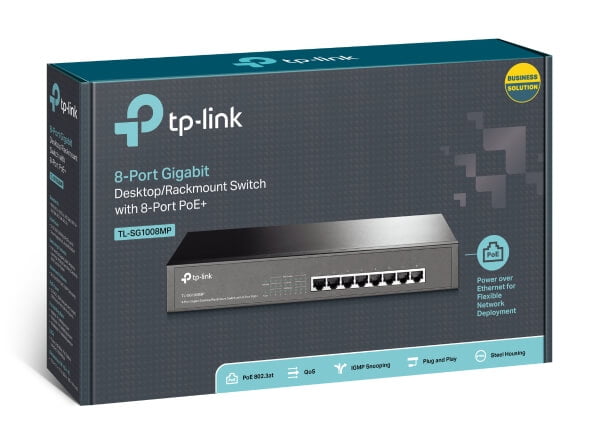 Switch POE Tp-Link TL-SG1008MP - 8-Port Gigabit PoE+