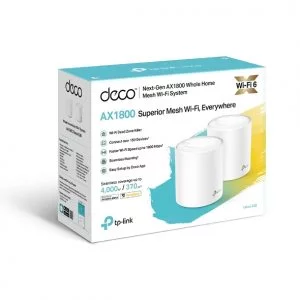Wi-Fi 6 Tp-Link Deco X20 2-Pack – AX1800 Whole Home Mesh Wi-Fi 6 System