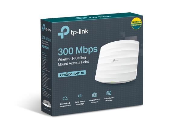Wi-Fi Tp-Link EAP110 - 300Mbps Wireless N Ceiling Mount Access Point