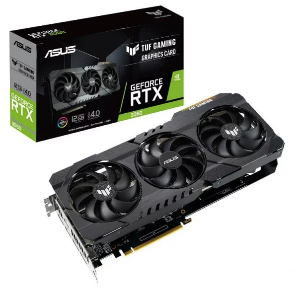 VGA ASUS TUF GAMING GEFORCE RTX 3060 12G (TUF-RTX3060-12G-GAMING)