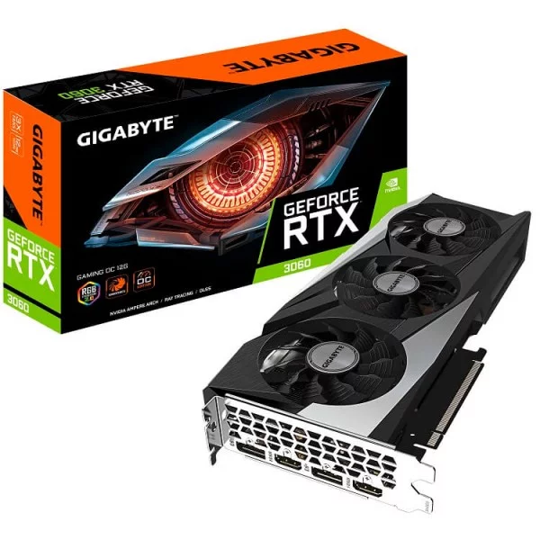 VGA GIGABYTE GEFORCE RTX 3060 GAMING OC 12G (GV-N3060GAMING OC-12GD)