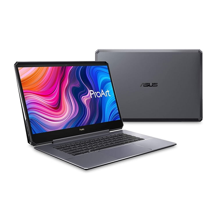 Laptop Asus ProArt StudioBook One W590G6T (i9-9980HK, 64GB Ram, 1TB SSD, Quadro RTX 6000 24GB VRAM, 15.6 inch UHD IPS, Win 10 Pro, Xám)