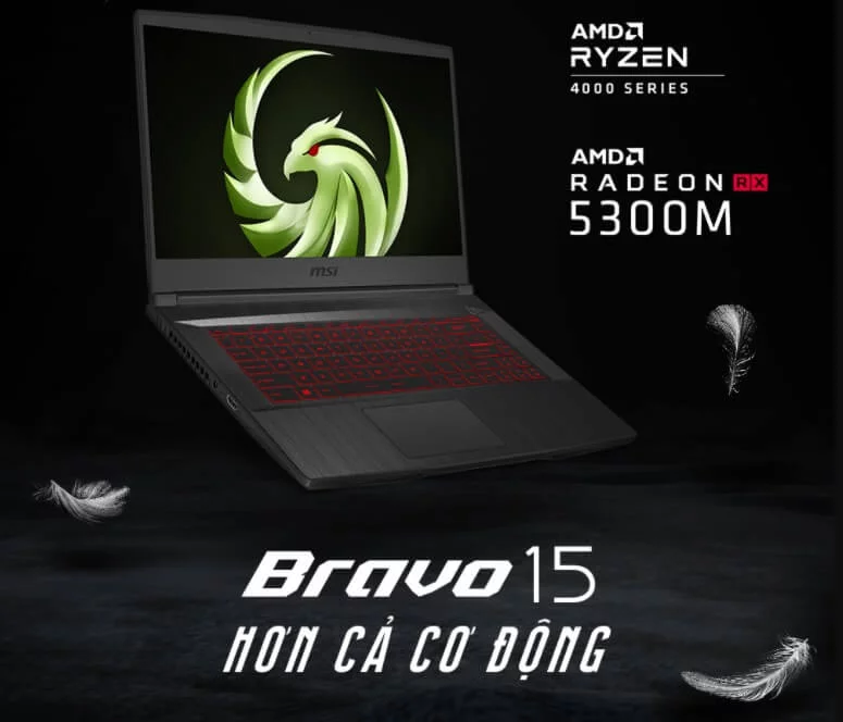 Laptop MSI Bravo 17 A4DDR 200VN - songphuong.vn