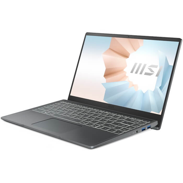 Laptop MSI Modern 14 B11SB-244VN (i5 1135G7, 8GB Ram, 512GB SSD, MX450 2GB, 14 inch FHD IPS, Win 10, Gray)