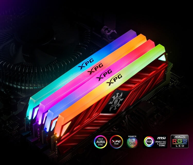 RAM ADATA XPG SPECTRIX D41 8GB (1 x 8GB) DDR4 3200MHz AX4U320038G16A-ST41 - songphuong.vn