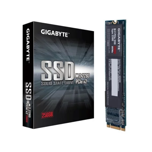 SSD Gigabyte 256GB M2 PCIe NVMe - GP-GSM2NE8256GNTD